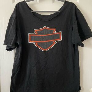 Harley-Davidson Black T-Shirt with Logo